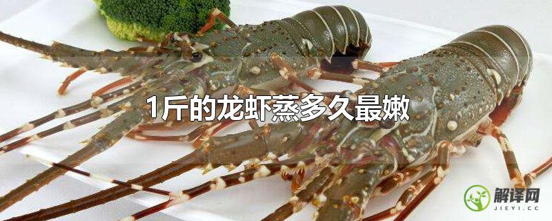 1斤的龙虾蒸多久最嫩？