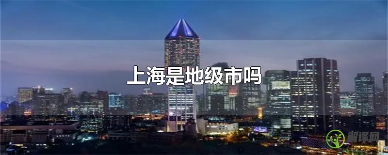 上海是地级市吗？