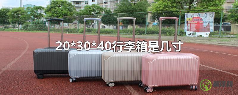 20*30*40行李箱是几寸？
