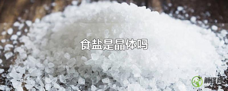 食盐是晶体吗？