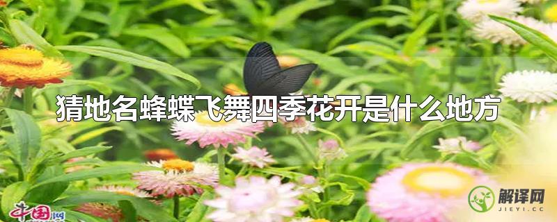 猜地名蜂蝶飞舞四季花开是什么地方？