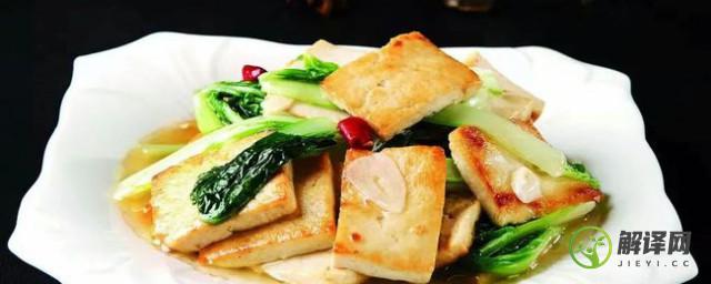 豆腐青菜怎么炒，豆腐炒青菜的做法？