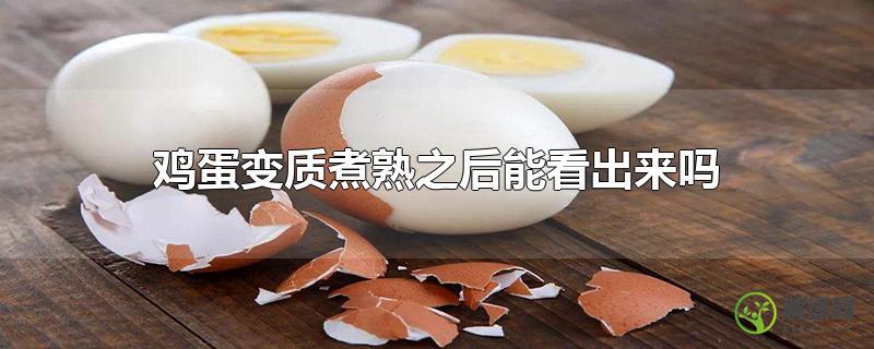鸡蛋变质煮熟之后能看出来吗？