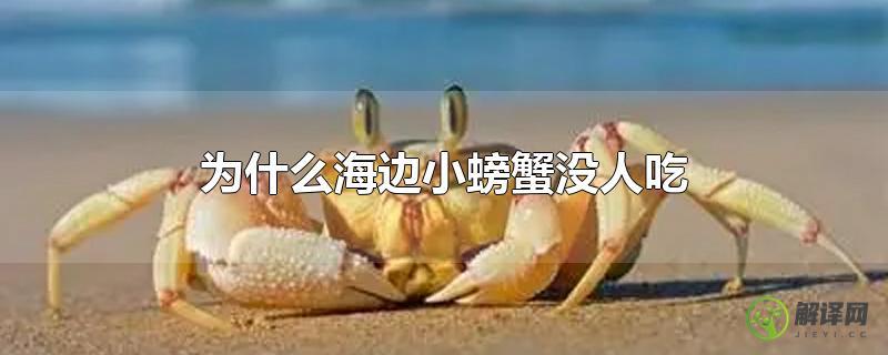 为什么海边小螃蟹没人吃？