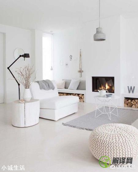 客厅白色地砖搭配什么颜色的家具好看？