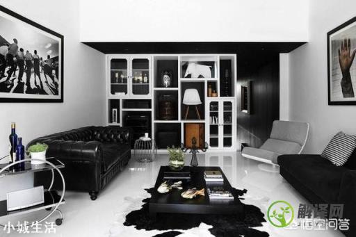 黑白色客厅的装修风格怎么样？