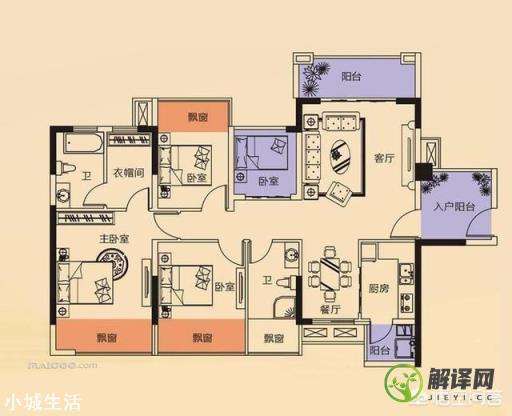 4室的房子一般多大面积比较合适？