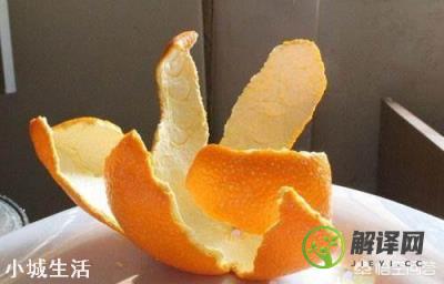 橘子皮可以去冰箱异味吗？