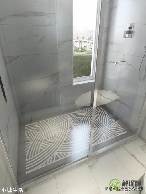 为什么有些淋浴房地板不选择瓷砖？