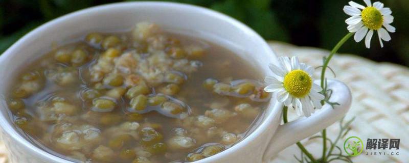 绿豆汤能加蜂蜜吗