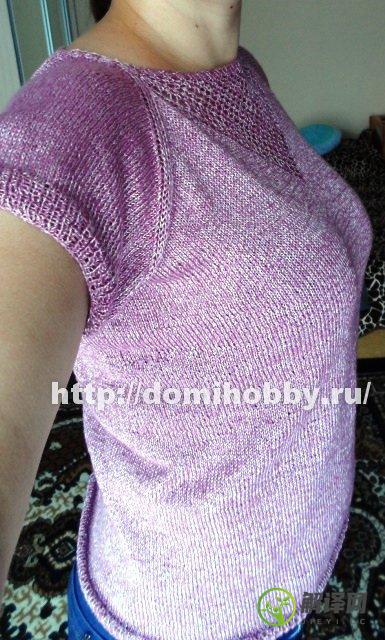 美丽的夏季短袖美衣编织款式和编织步骤图 本文共（19字）