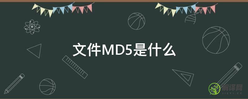 文件MD5是什么(md5是什么文件格式)