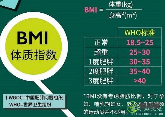 体重指数bmi计算公式，大于等于28是肥胖(孩子bmi参考)(身体肥胖指数BMI的计算方法)