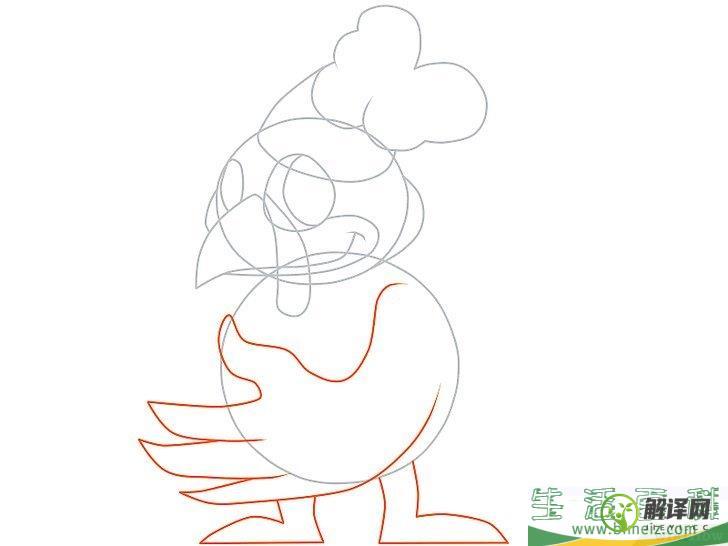 怎么画一只火鸡(火鸡的画法)