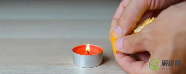 怎么自己用橘子皮和油做蜡烛(蜡烛油怎么再利用)