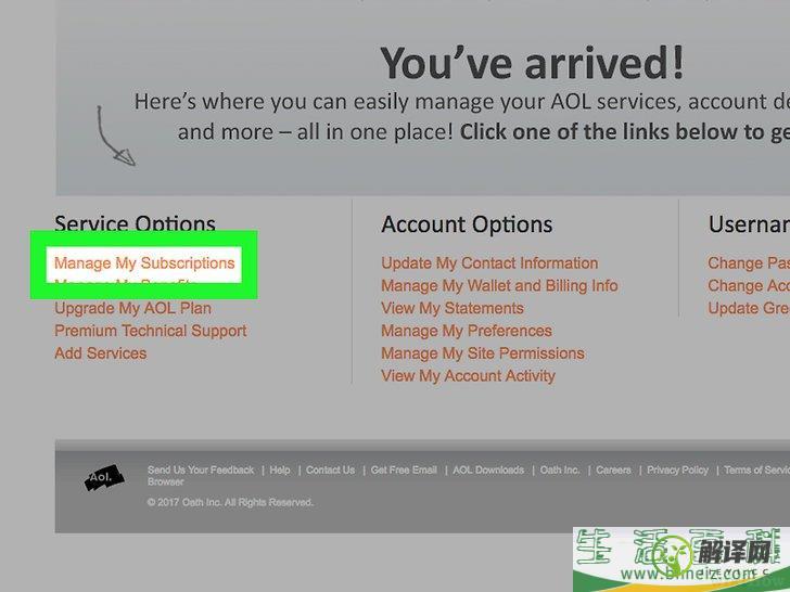 怎么关闭免费的AOL账户