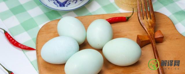 咸鸭蛋为什么用鸭蛋做而不用鸡蛋