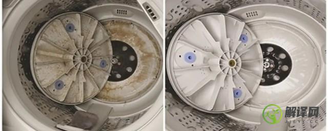 双缸洗衣机里面的脏东西怎样清理