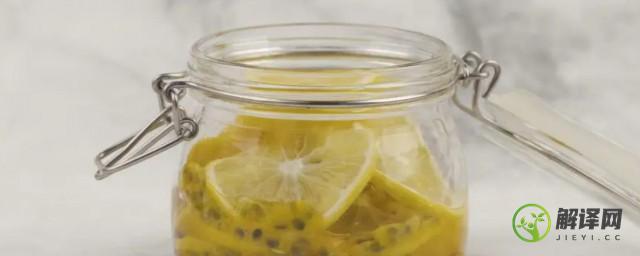 腌制的柠檬蜂蜜怎么上面有泡泡