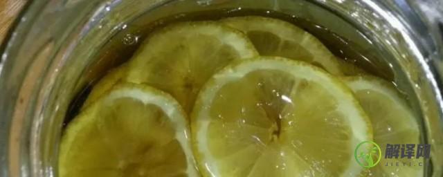 蜂蜜柠檬水可以用热水泡吗(柠檬蜂蜜水是用开水泡还是用温水泡)