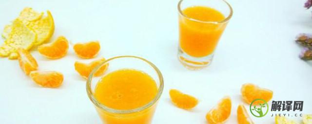 榨橘子汁需要放水吗(榨橘子汁可以加什么)