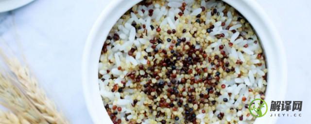 藜麦和大米一起做饭需要提前浸泡吗