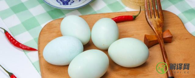 煮熟的咸鸭蛋在冰箱里能存放多久