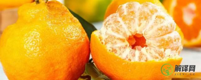 丑橘有利于减肥吗(减脂能吃丑橘吗)