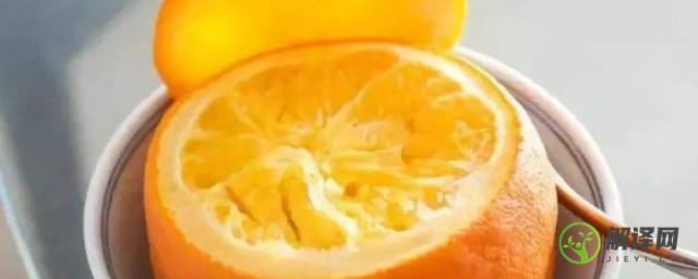 橙子蒸熟可以治咳嗽吗(蒸橙子治咳嗽有效果吗)