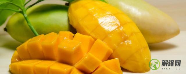 芒果的功效四种食物不能和芒果一起吃