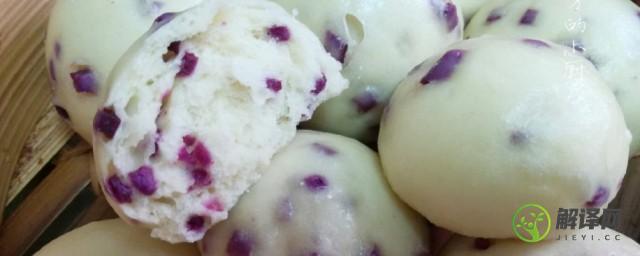 紫薯面馒头怎么做好吃又简单(家常紫薯馒头简单做法)