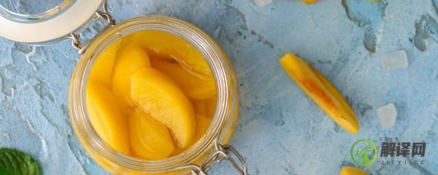 黄桃罐头可以放冰箱吗(自己做的黄桃罐头放冰箱可以放多久)