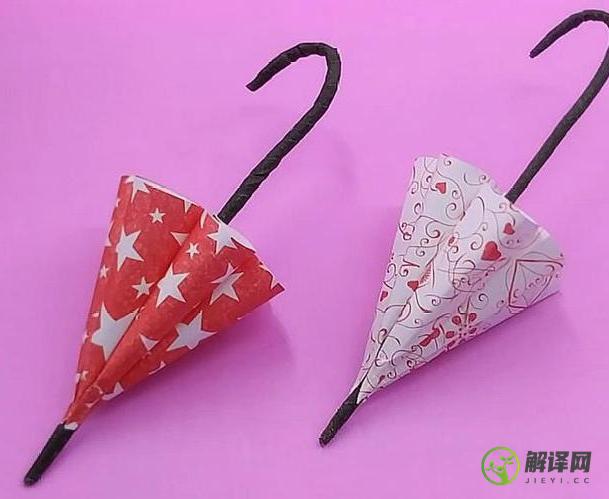 小雨伞折纸如何做(小雨伞怎么折纸)