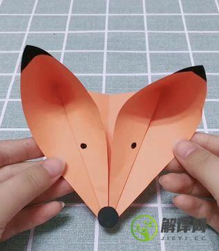 折纸狐狸制作教程(狐狸手工折纸步骤)