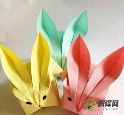 折纸大百科折兔子手工分享(手工折纸折兔子怎么折)