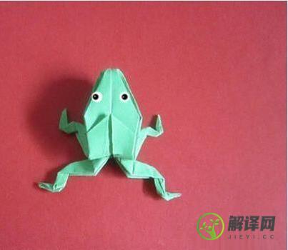 分享超级简单的青蛙的折纸方法(简单的折纸青蛙步骤)