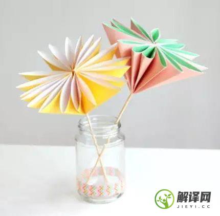 手工折纸花朵怎么做(手工纸怎么折花朵?)