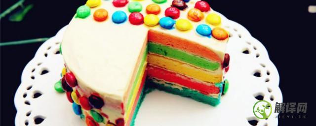 彩虹蛋糕的家常做法(彩虹蛋糕的做法大全)