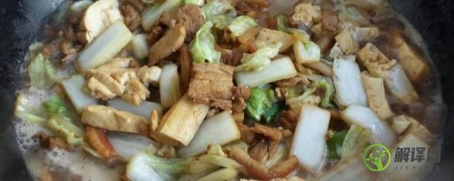 豆腐炖白菜怎么做(豆腐炖白菜怎么做好吃视频)