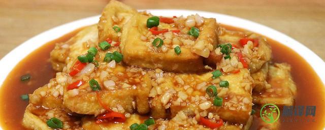 鸡汁豆腐的做法与配料(鸡汁豆腐的做法与配料图片)