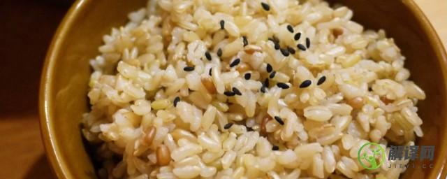 煮糙米饭的米水比例(煮糙米饭水和米的比例)