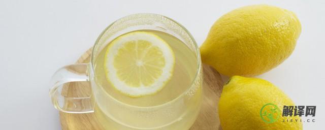 柠檬水的功效与作用及食用方法