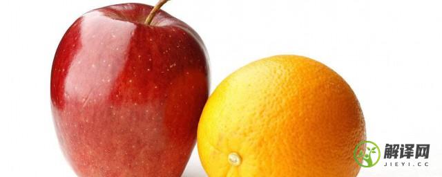 橙子和苹果哪个糖分高(橙子糖份高还是苹果糖份高)