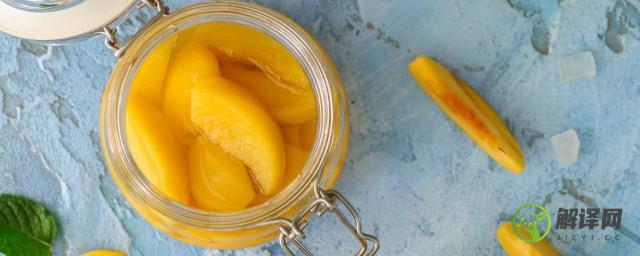 自己做的黄桃罐头发酵了能吃吗