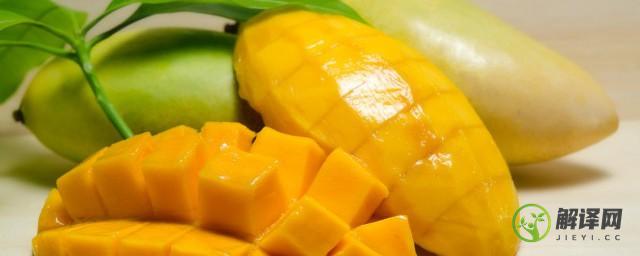 芒果不能和什么一起吃可以减肥吗