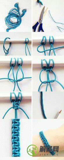 红绳手链编法大全，简单好看的绳编教程